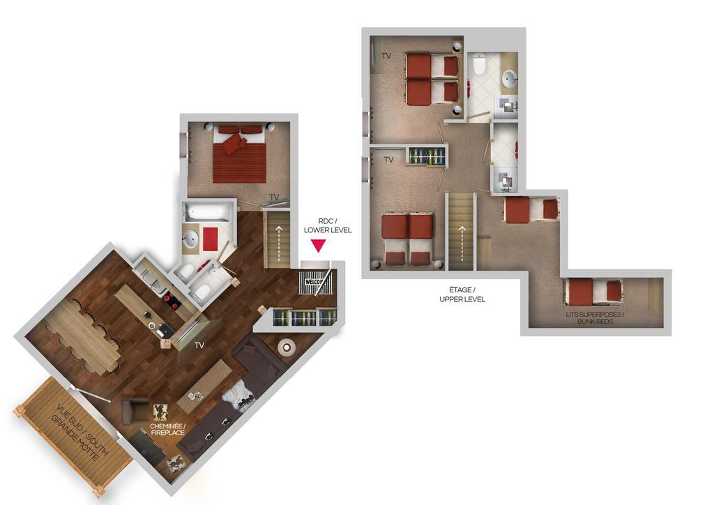 Chalets Montana Planton Tignes Chambre photo